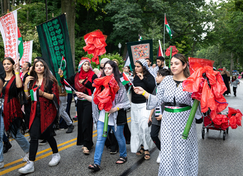 Cleveland Palestinian Community in the Parade of Flags at One World Day