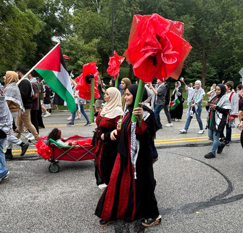 Cleveland Palestinian Community in the Parade of Flags at One World Day