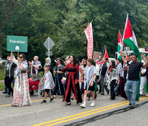 Cleveland Palestinian Community in the Parade of Flags at One World Day