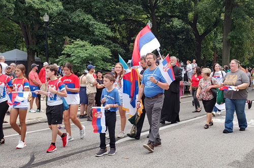 Serbian Cultural Garden in Parade of Flags 2024