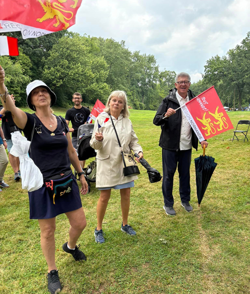 French Garden in the Parade of Flags at One World Day 2024