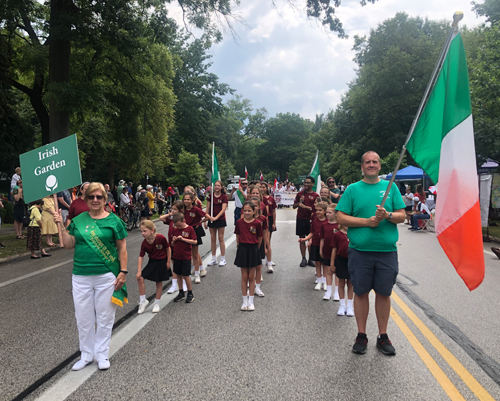 Irish Cultural Garden in Parade of Flags at One World Day