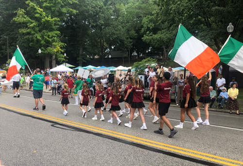 Irish Cultural Garden in Parade of Flags at One World Day