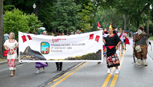 Peruvian Cultural Garden in Parade of Flags on One World Day 2024