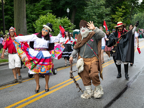 Peruvian Cultural Garden in Parade of Flags on One World Day 2024