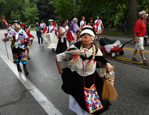 Peruvian Cultural Garden in Parade of Flags on One World Day 2024