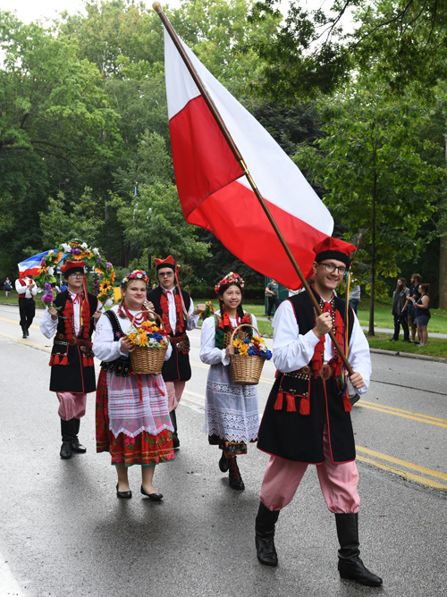 Polish Cultural Garden in the Parade of Flags at 2024 One World Day in Cleveland