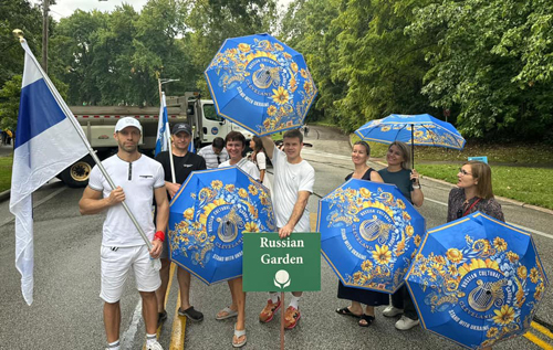 Russian Cultural Garden in the Parade of Flags on One World Day 2024