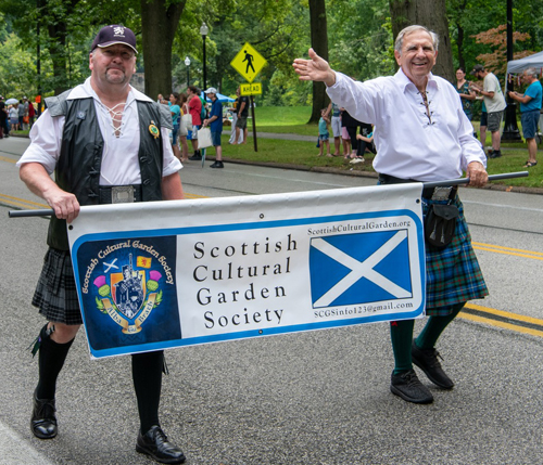 Scottish Garden in the Parade of Flags at One World Day 2024