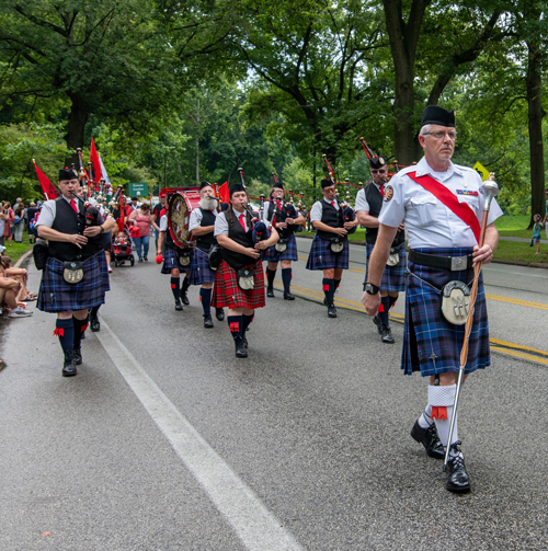 Scottish Garden in the Parade of Flags at One World Day 2024