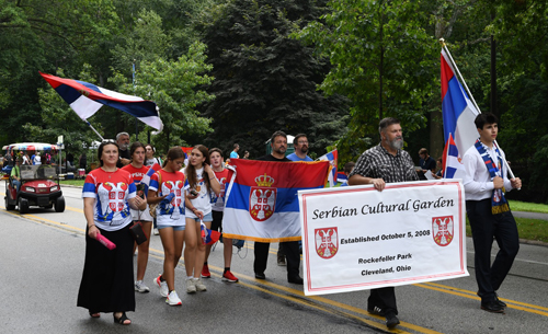 Serbian Cultural Garden in Parade of Flags 2024