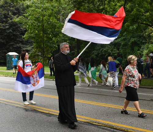 Serbian Cultural Garden in Parade of Flags 2024