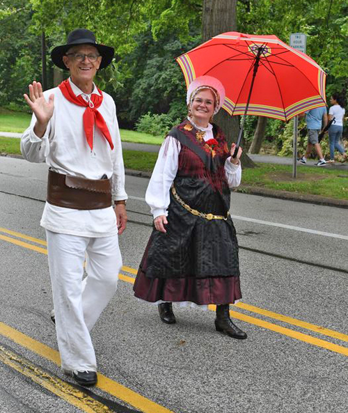 Slovenian Cultural Garden in Parade of Flags at One World Day 2024