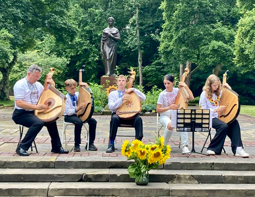 Banduras at Ukrainian Cultural Garden on One World Day 2024