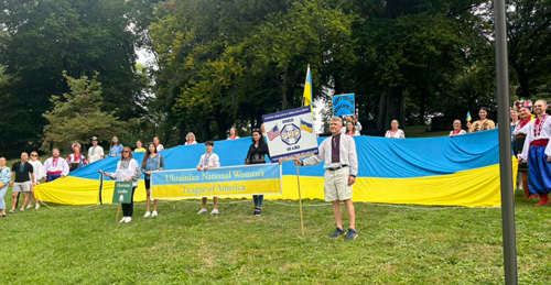 Ukrainian Cultural Garden in Parade of Flags at One World Day