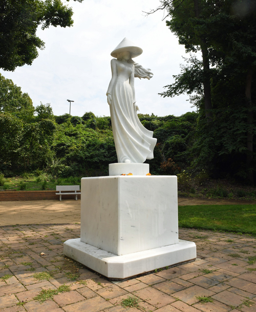 Statue in the Vetnamese Garden on One World Day 2024