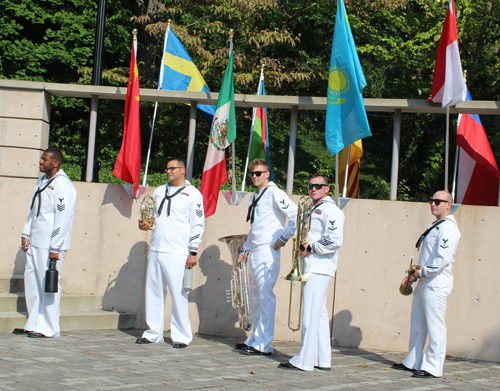 United States Fleet Force's Brass Quintet in the Plaza