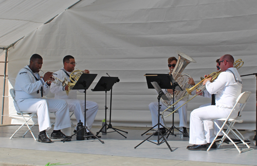 United States Fleet Force's Brass Quintet in the Plaza