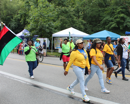 African American Garden at 2024 One World Day Parade of Flags