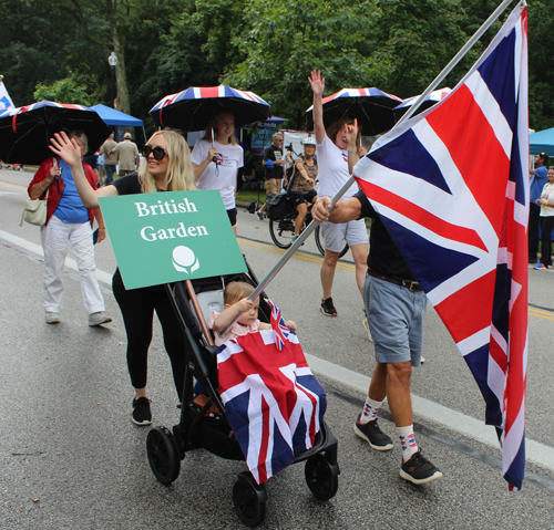 British Cultural Garden in the Parade of Flags on One World Day 2024