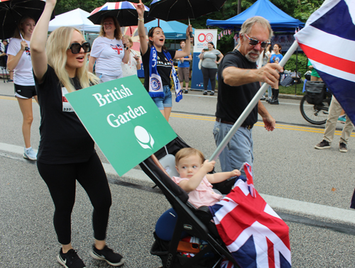 British Cultural Garden in the Parade of Flags on One World Day 2024