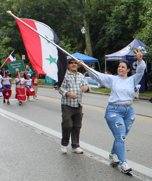 Syrian Cultural Garden in the Parade of Flags on One World Day 2024