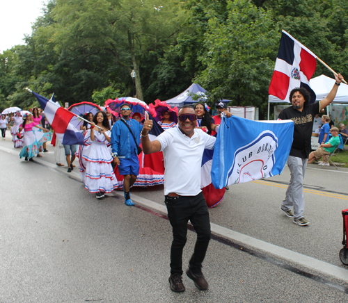 Dominican Community in Parade of Flags at 2024 One World Day in Cleveland