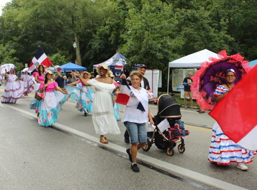 Dominican Community in Parade of Flags at 2024 One World Day in Cleveland