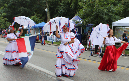 Dominican Community in Parade of Flags at 2024 One World Day in Cleveland