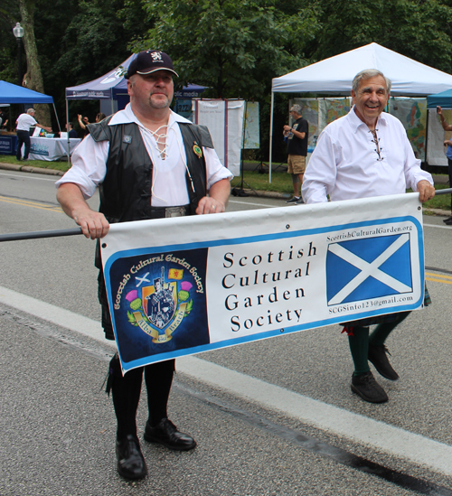 Scottish Garden in Parade of Flags on One World Day