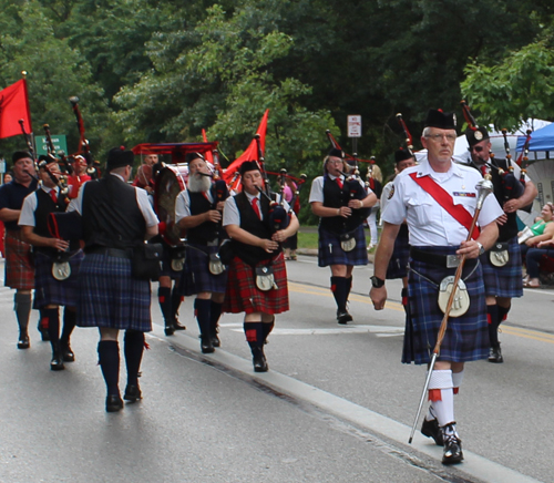 Scottish Garden in the Parade of Flags at One World Day 2024