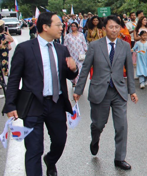 Korean Cultural Garden in the Parade of Flags on One World Day 2024