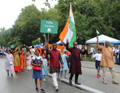 India Garden in Parade of Flags on One World Day