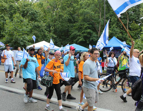 Hebrew Garden in the Parade of Flags at One World Day 2024