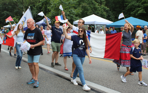 French Garden in the Parade of Flags at One World Day 2024