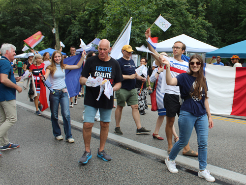 French Garden in the Parade of Flags at One World Day 2024