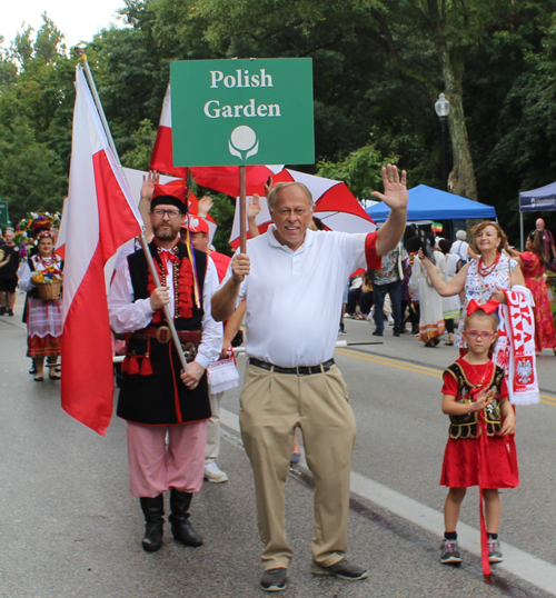 Polish Garden in Parade of Flags on One World Day