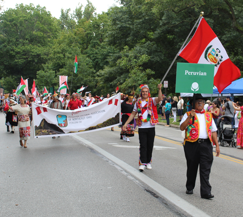 Peruvian Cultural Garden in Parade of Flags on One World Day 2024