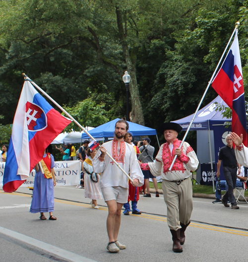 Slovak Cultural Garden in the Parade of Flags on One World Day 2024