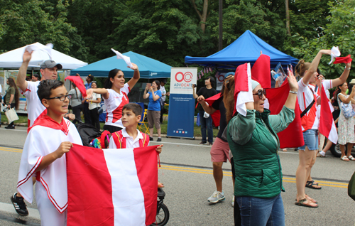 Peruvian Cultural Garden in Parade of Flags on One World Day 2024