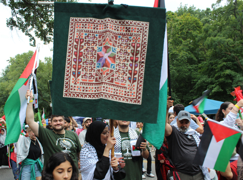 Cleveland Palestinian Community in the Parade of Flags at One World Day