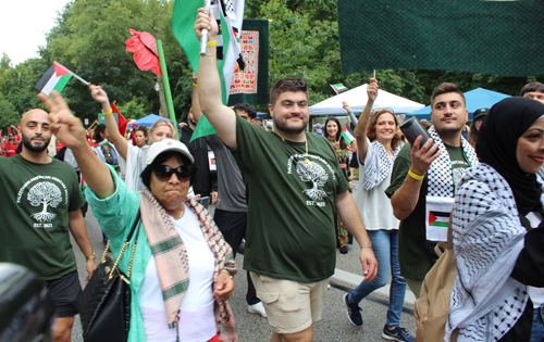 Cleveland Palestinian Community in the Parade of Flags at One World Day