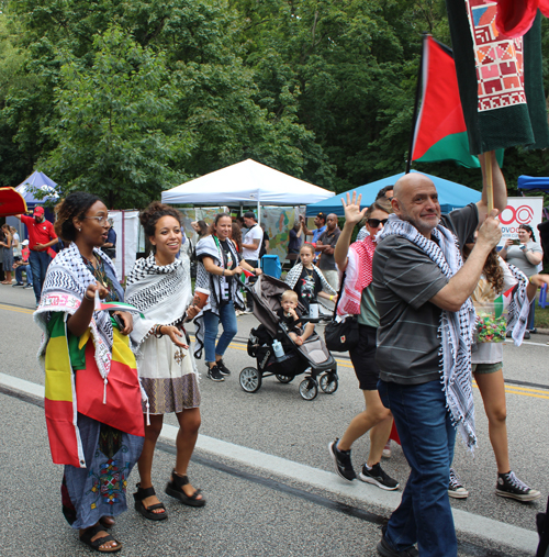 Cleveland Palestinian Community in the Parade of Flags at One World Day