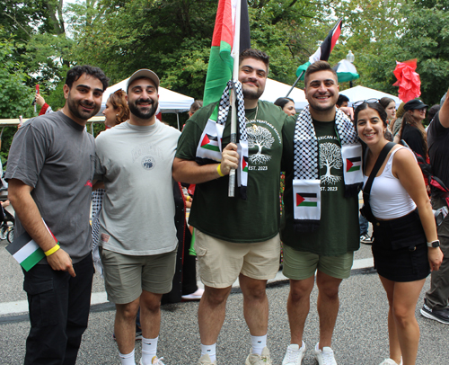 Cleveland Palestinian Community in the Parade of Flags at One World Day