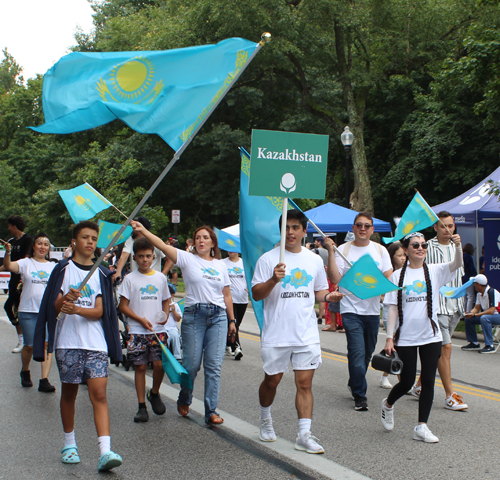 Kazakh Community in the Parade of Flags on One World Day 2024