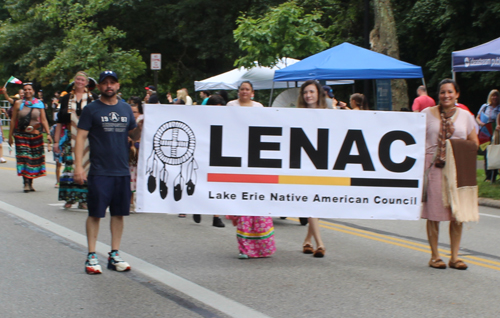 Native American Cultural Garden in the Parade of Flags on One World Day 2024