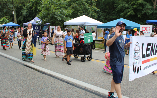 Native American Cultural Garden in the Parade of Flags on One World Day 2024