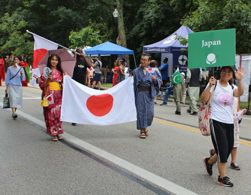 Japanese community in the Parade of Flags on One World Day 2024