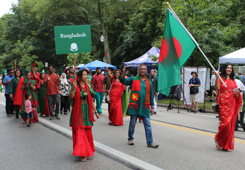 Banglasedh Community in Parade of Flags on One World Day