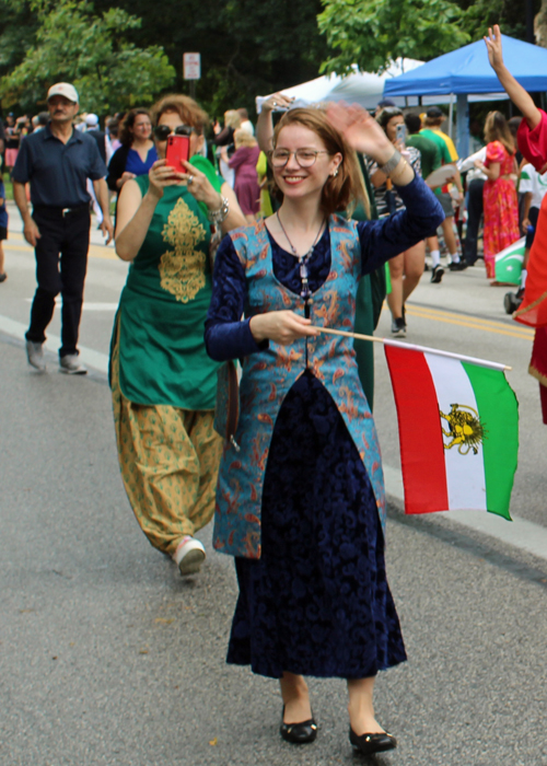 Iranian community in Parade of Flags on One World Day 2024